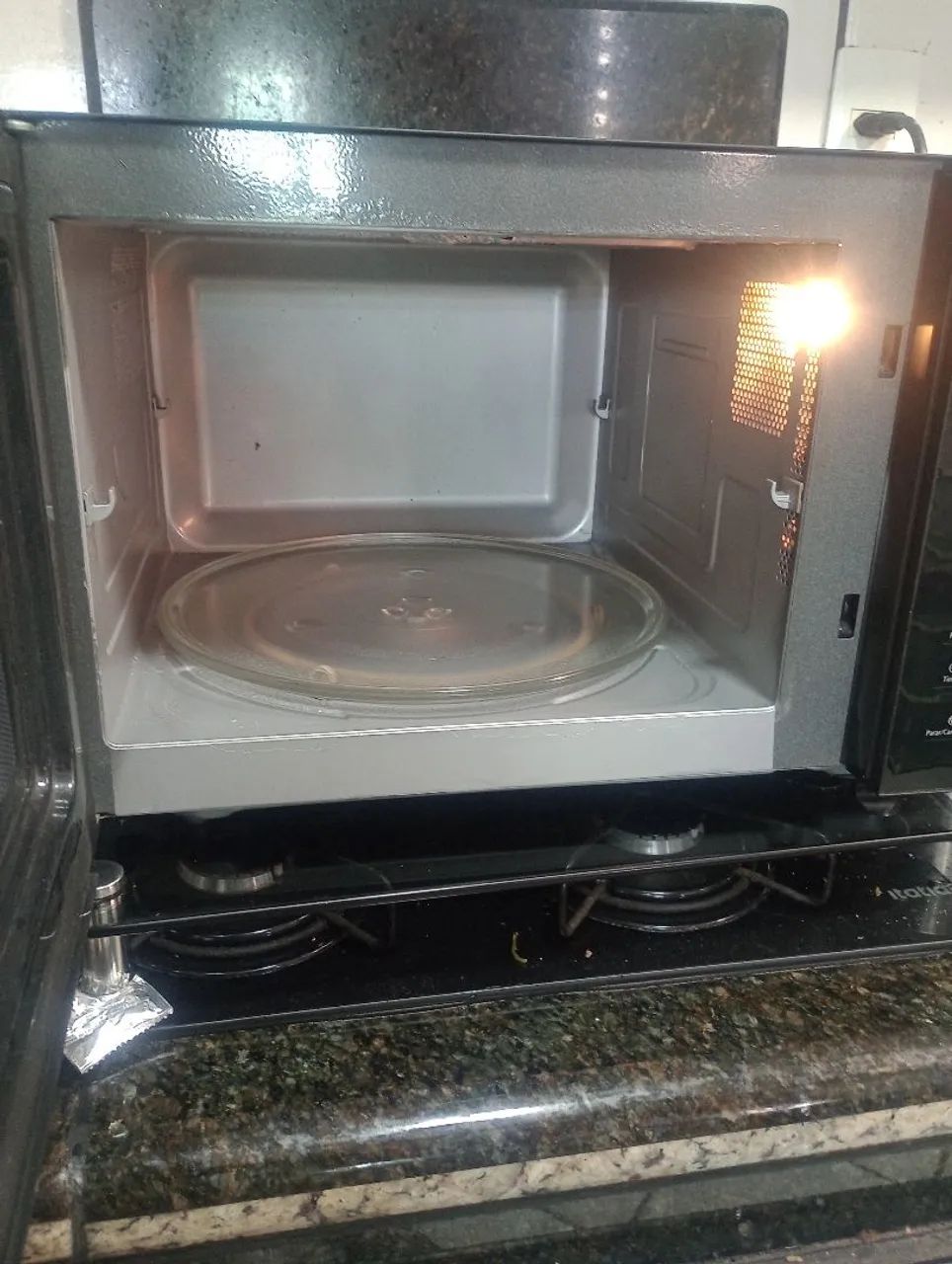 Promoção! excelente Microondas Panasonic 30 litros lindo 498,00 - Foto 3