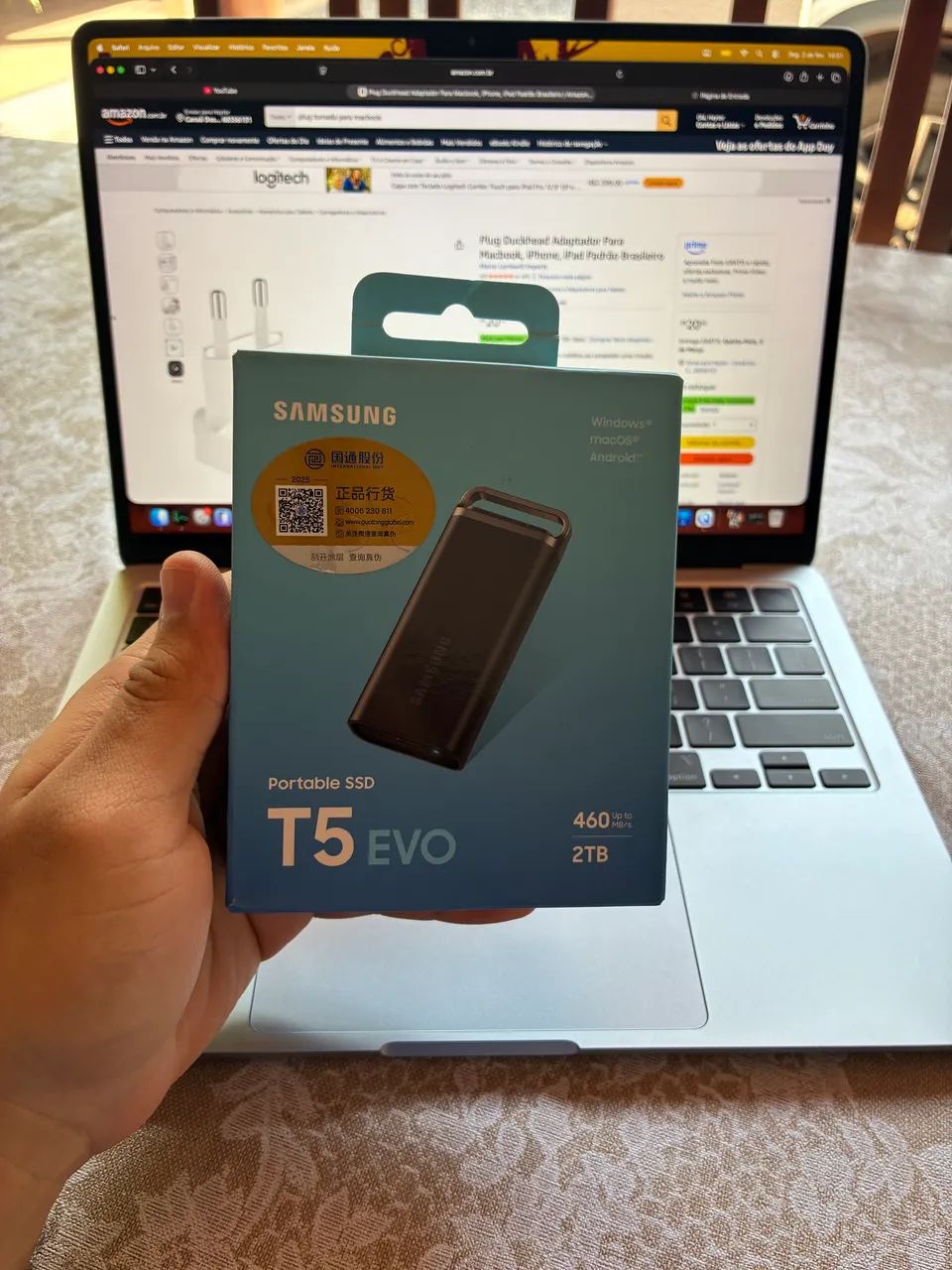 SSD Samsung T5 EVO 2TB  - Foto 3