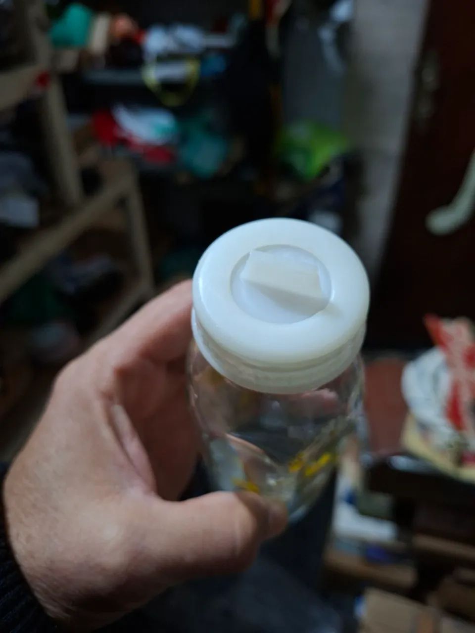 Mamadeira antiga de vidro  - Foto 2