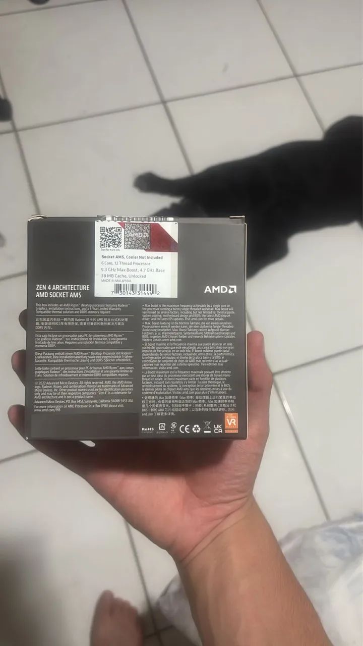 RYZEN 5 7600X AM5 - Foto 3