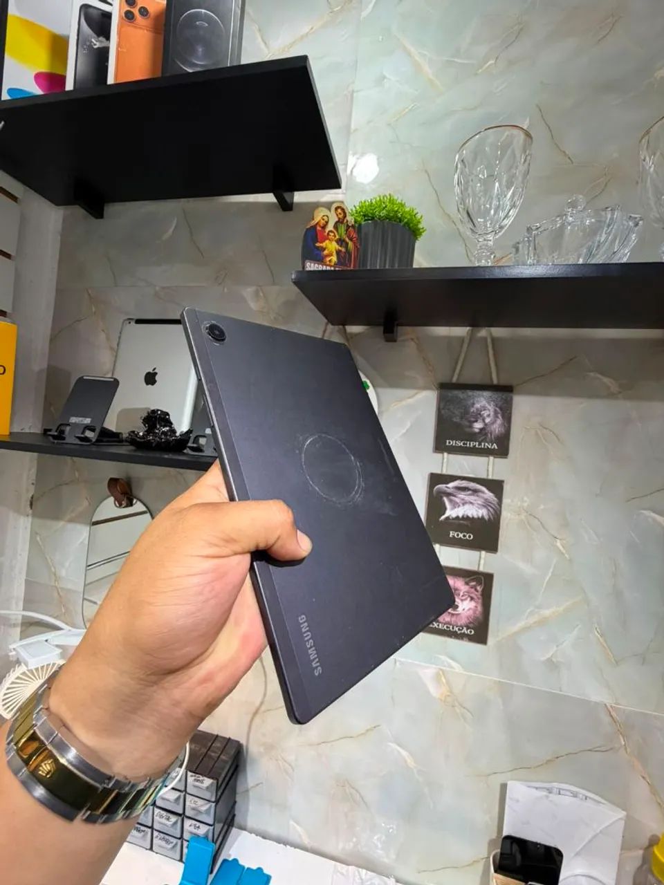 Tablet Samsung com display original, com a troca de tela, touch funionando normal. - Foto 2