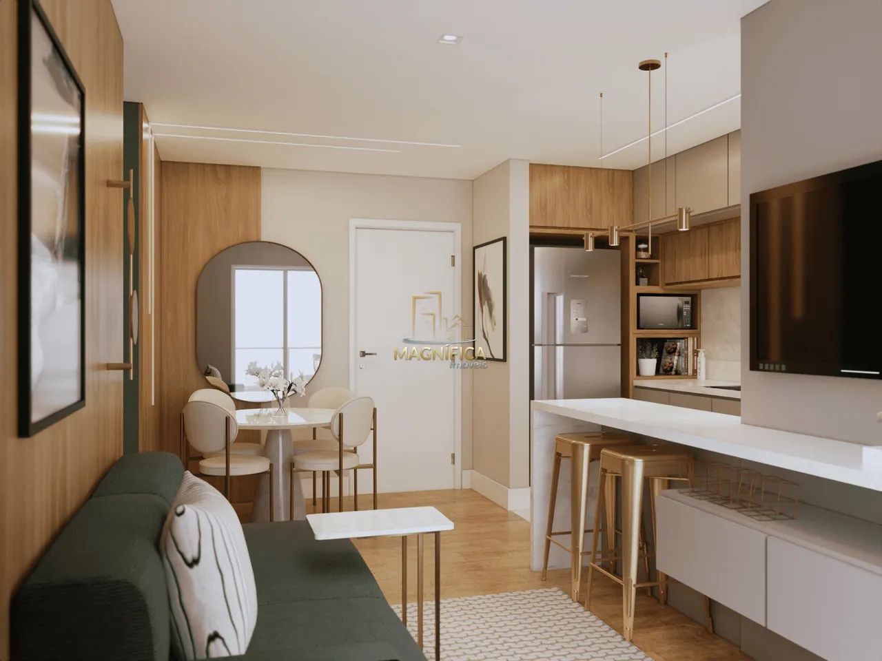 Apartamento 2 Dormitórios com Suíte  Galápagos | Xaxim - Foto 4