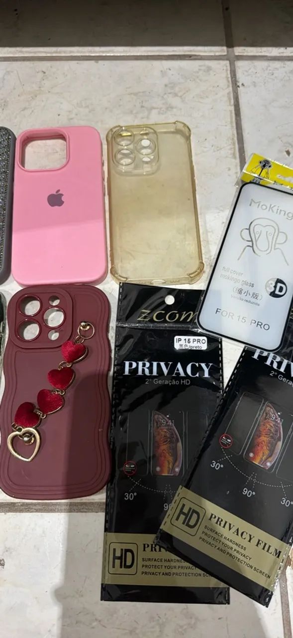 Capa e película para IPhone 15 Pro - Foto 2