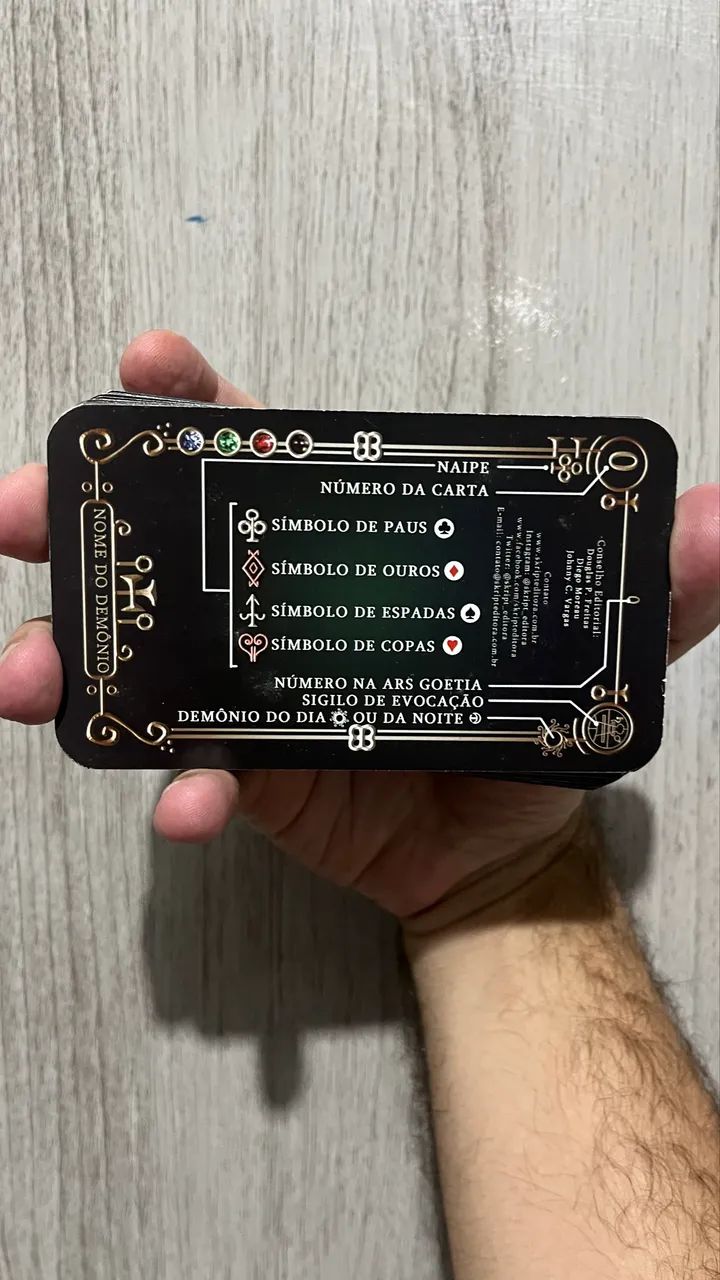 Baralho Doppel - Demônios Da Goétia - Foto 4