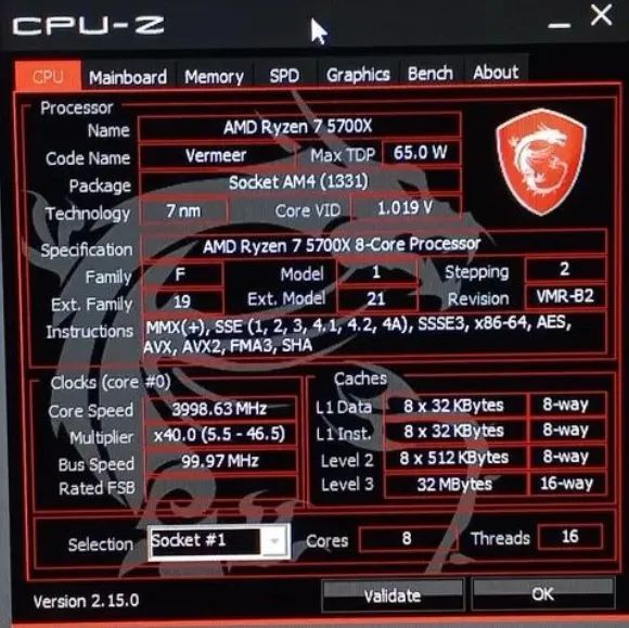 Ryzen 7 5700x Novo c/ 1 Ano de Garantia  - Foto 4