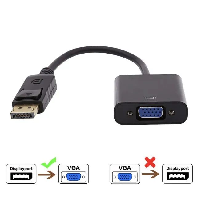 Cabo Conversor displayport Para VGA - Foto 2