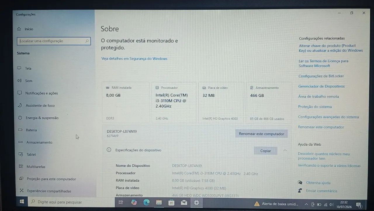 Notebook Lenovo ThinkPad 8gb ram ddr3 - Foto 4