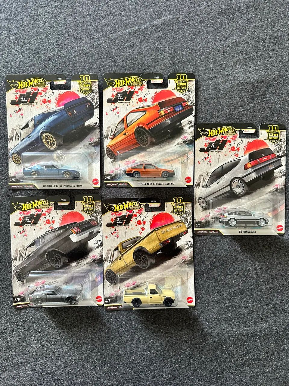Hot wheels premium set completo Japan historics - Hobbies e