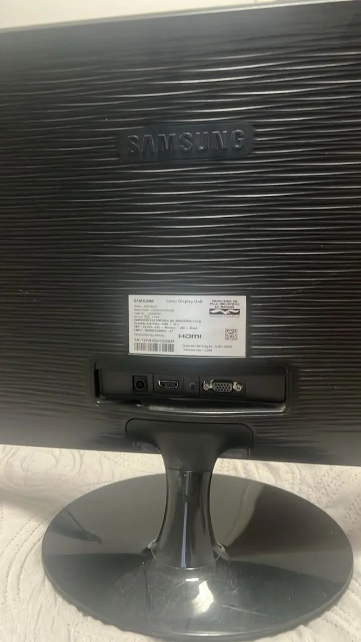Monitor Samsung Led 24'' Full HD Preto 24d332h - Foto 5