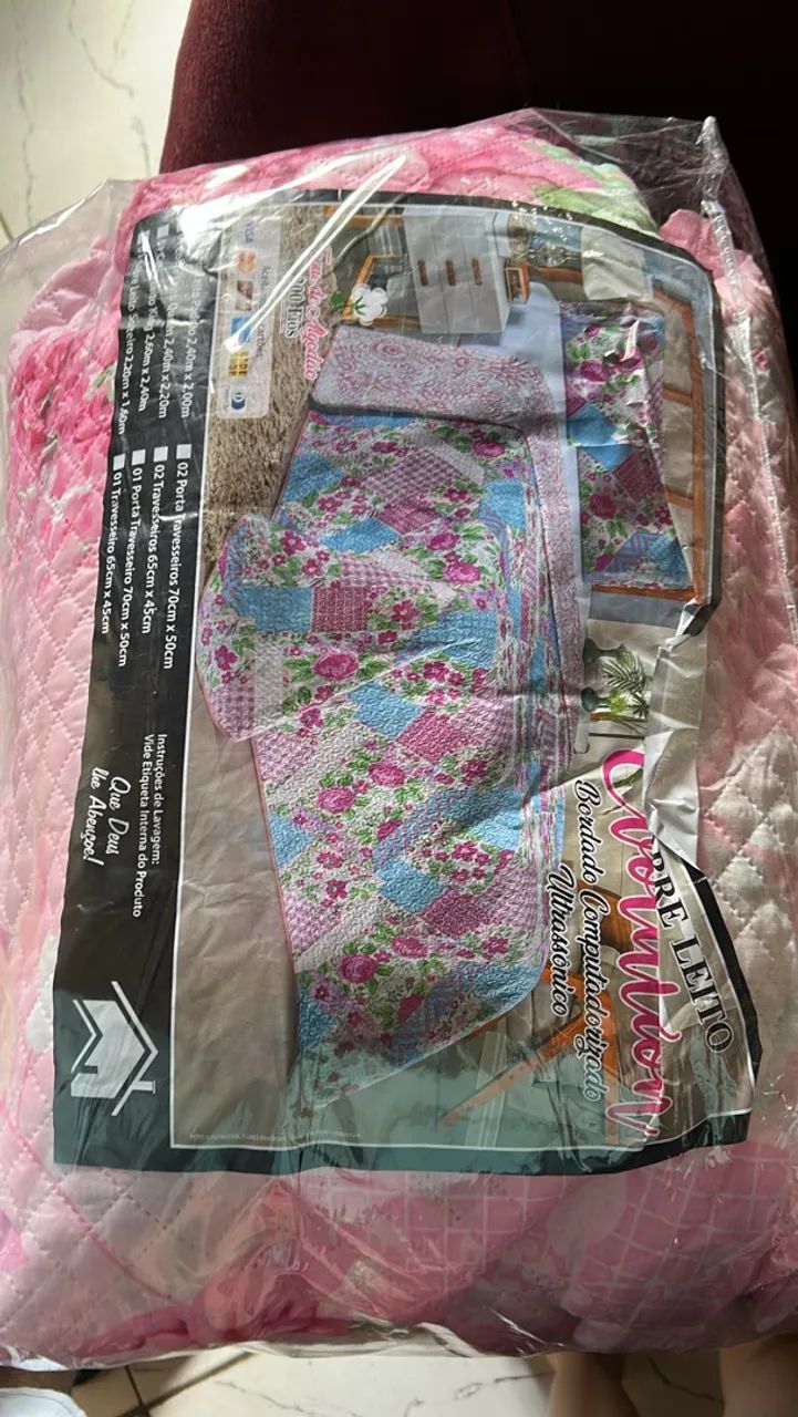 Kit cobre leito dupla face 