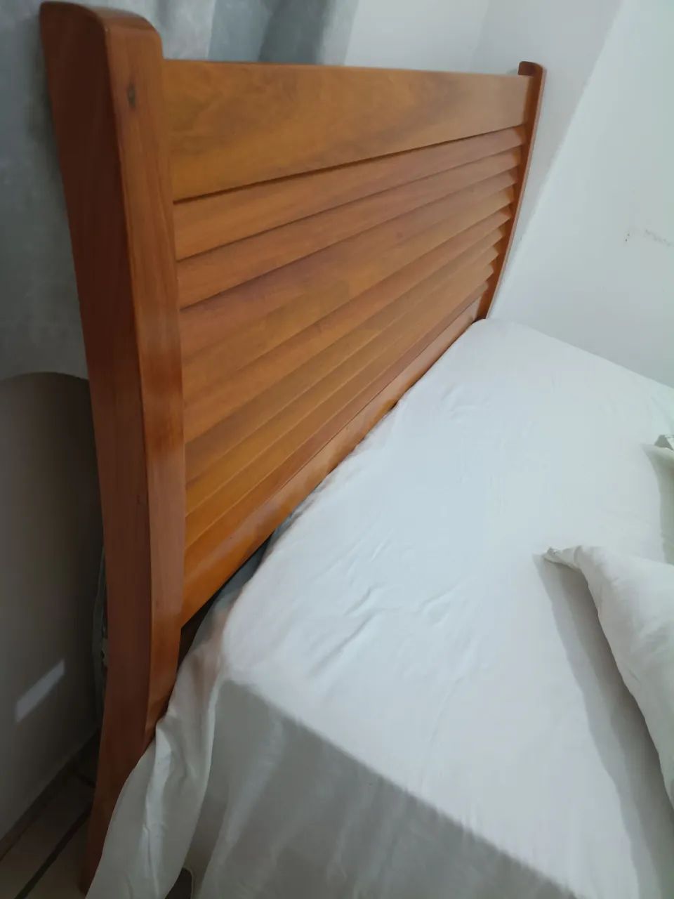 Cama de casal madeira, jatobá  - Foto 5