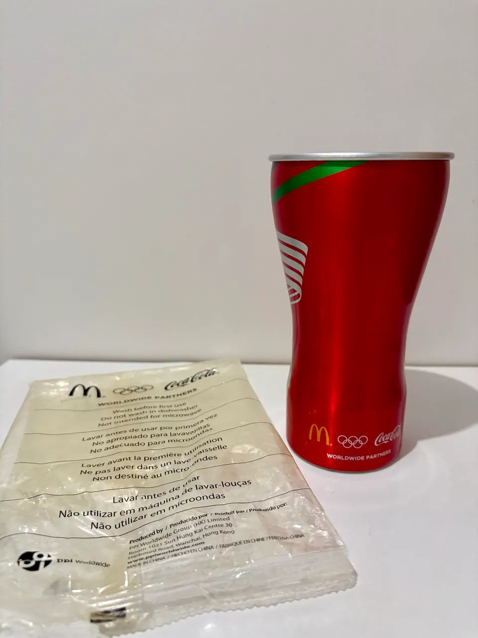 Copo de Alumínio Oficial Coca-Cola McDonald?s - Olimpíadas Rio2016 (Ginástica Artística) - Foto 2