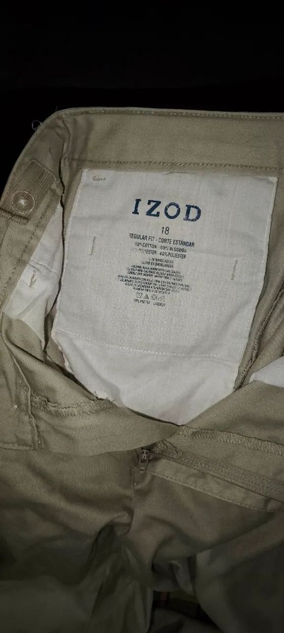 Calça estilo cargo IZOD original  - Foto 4