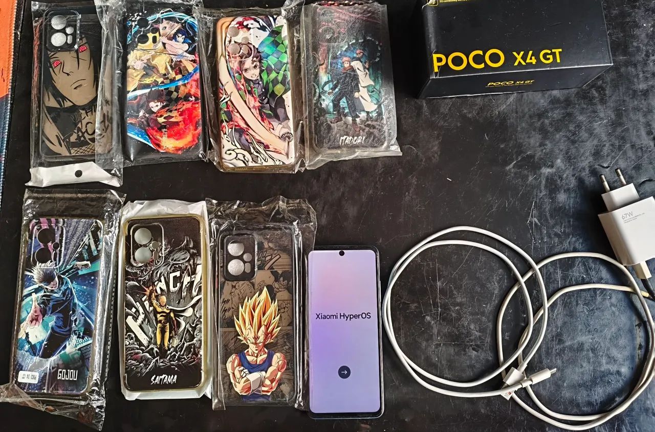 Poco X4 GT 256GB 8GB Azul - Foto 4