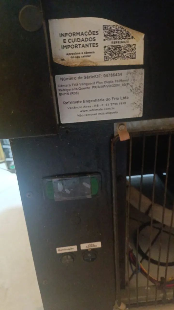 Vitrine Refrimate Frio e Quente 2 em 1 | Expositora Refrigerada e Aquecida | Semi nova - Foto 3