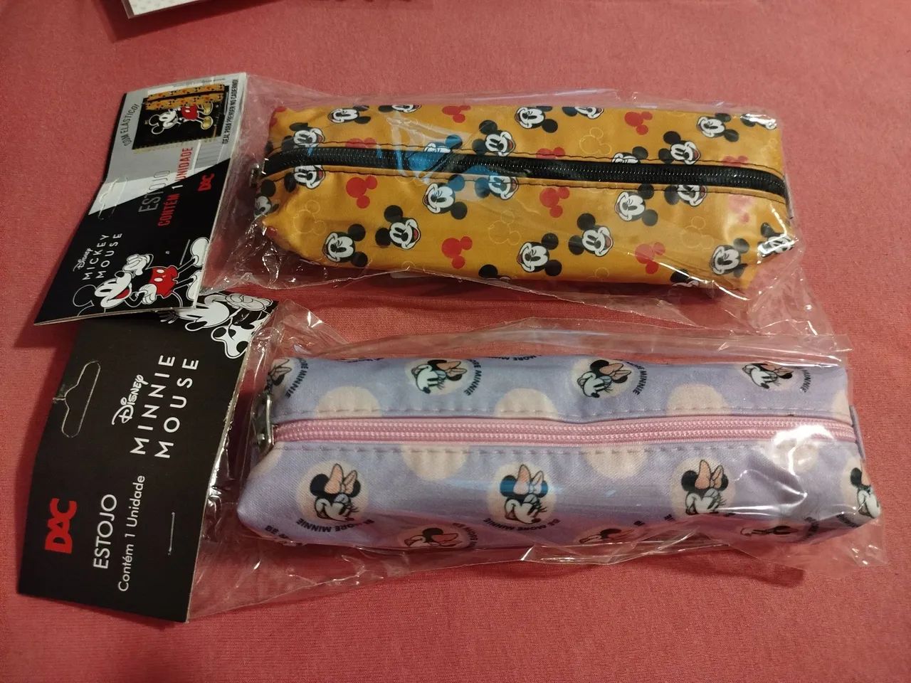 Selling Minnie or Mickey pencil case
