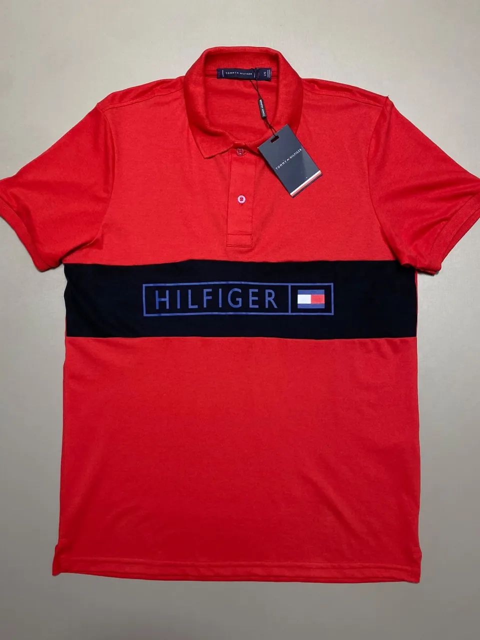 Camiseta Polo Tommy Vermelha  - Foto 2