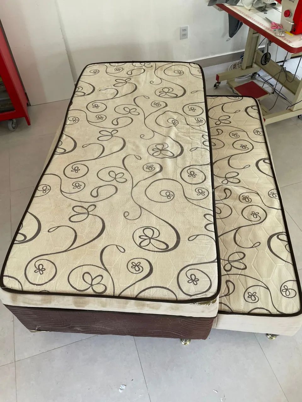 Barra Nova - Cama Solteiro + Auxiliar - Bom Sono  88x188x41cm - Foto 2