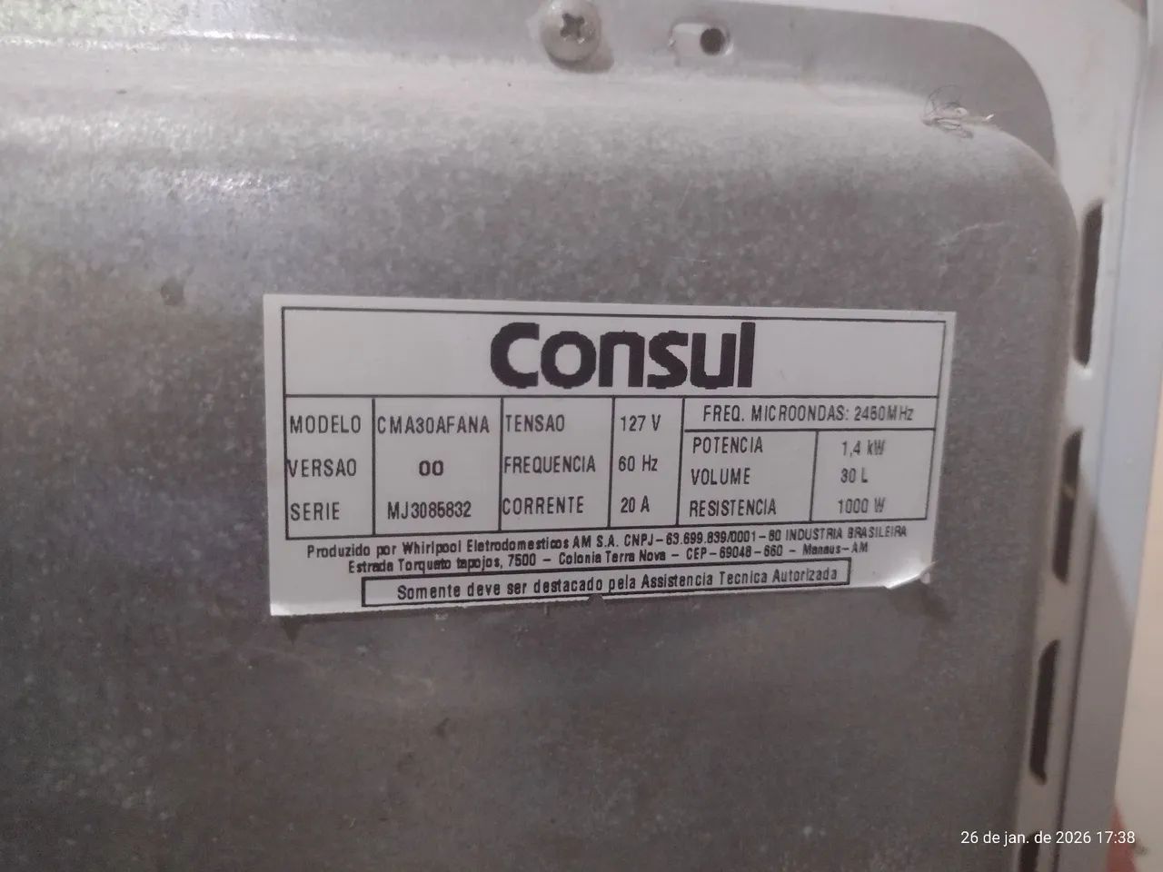 Microondas Consul 30 litros cinza espelhado  - Foto 6