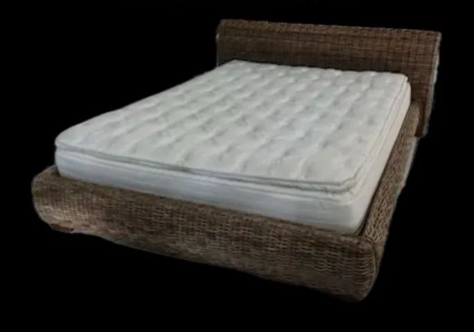 Cama Queen Tok & Stok vime rattan 