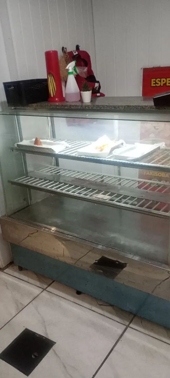 Vitrine espositor estufa