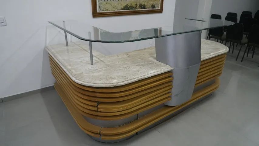 Balcão de atendimento premium mármore  - Foto 4