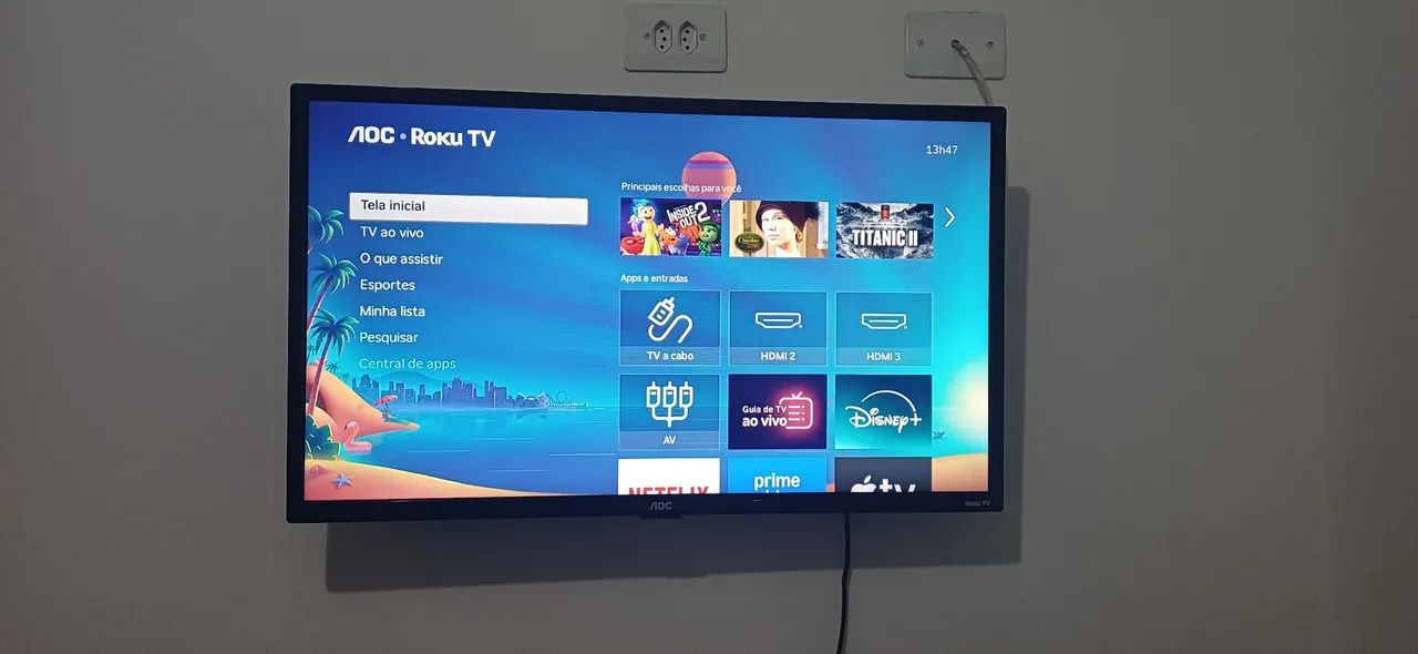 Vendo Tv Smart Roku 32 polegadas! - Foto 2