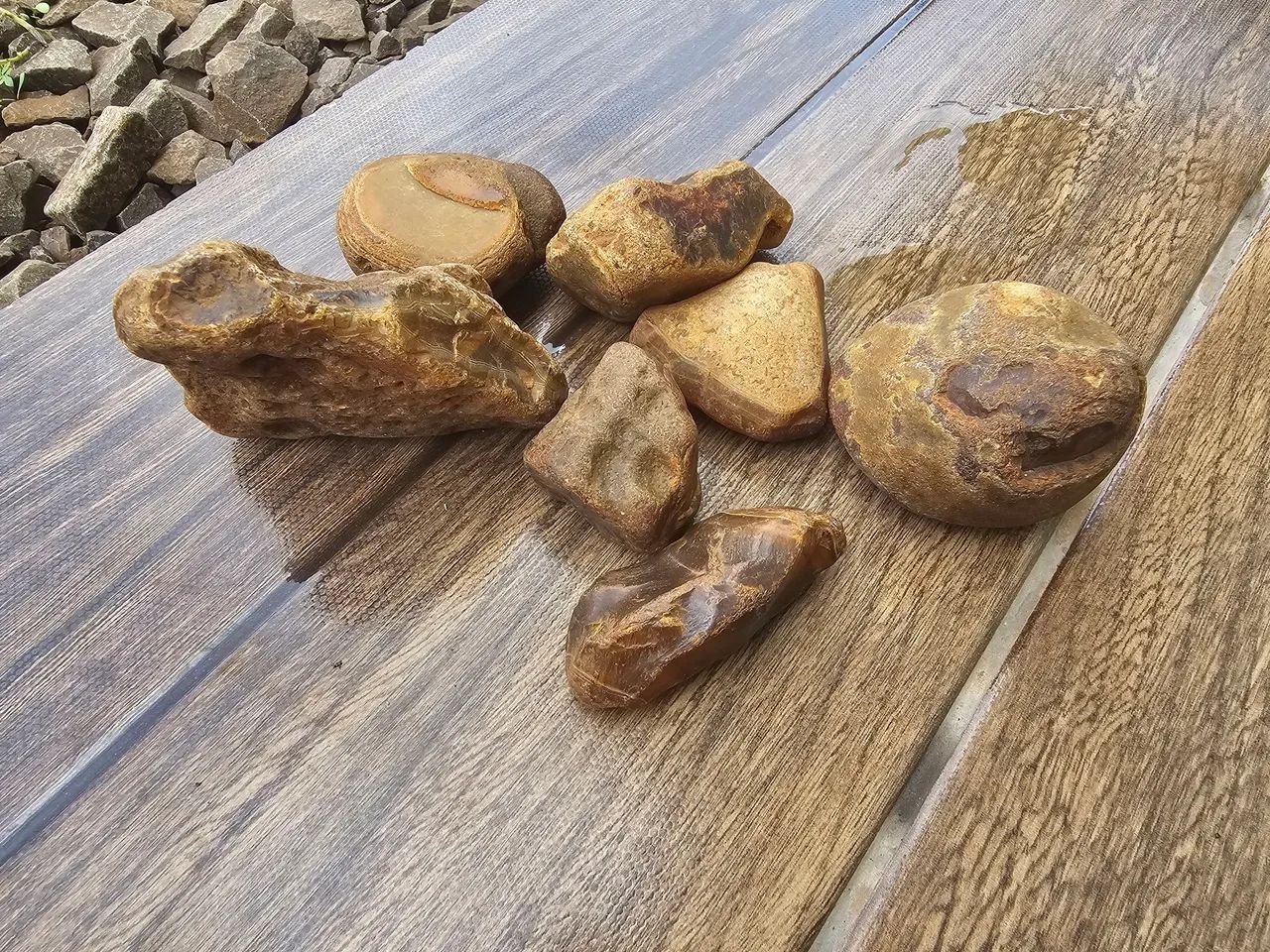Ágata Bruta Natural - Conjunto de Pedras com Textura e Brilho Único