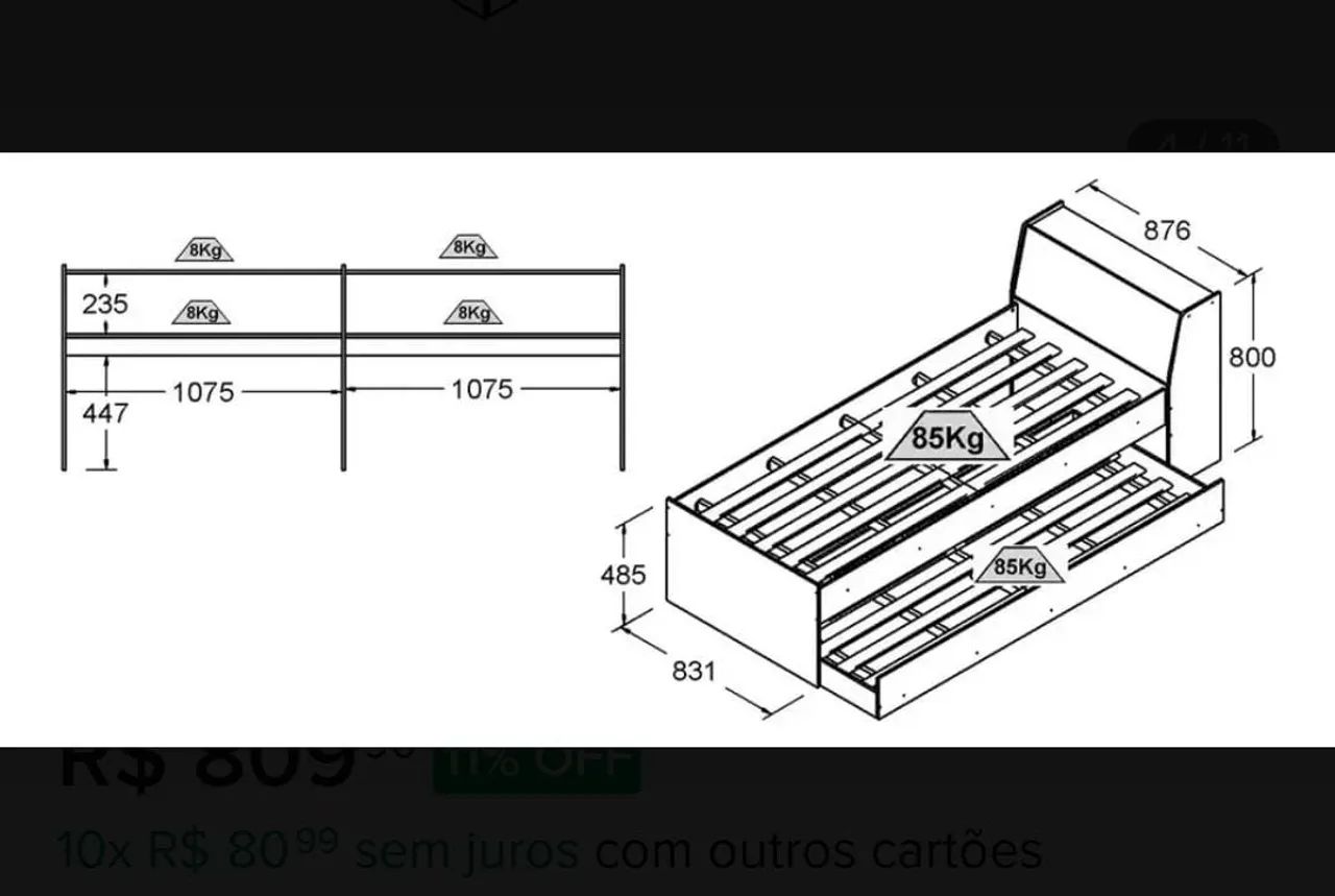 Bi cama solteiro  - Foto 4