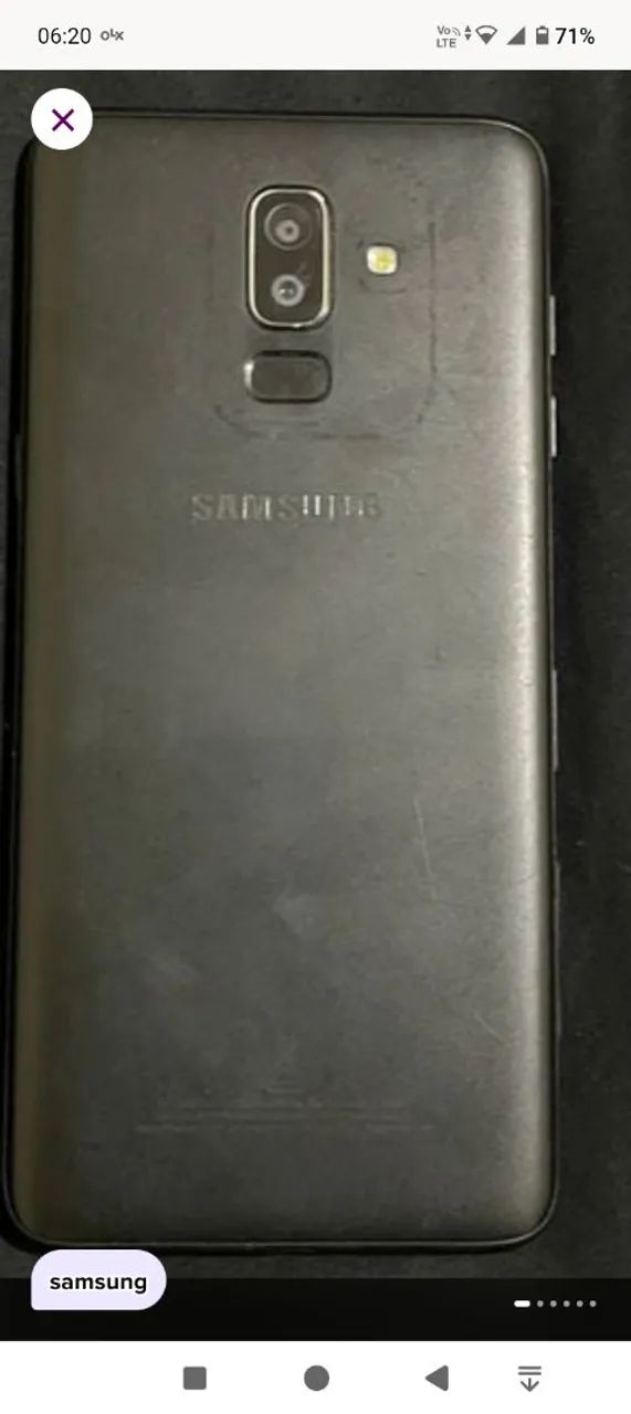 Samsung j8( pra peças)