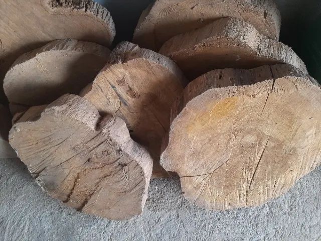 Bolacha de madeira rustica 