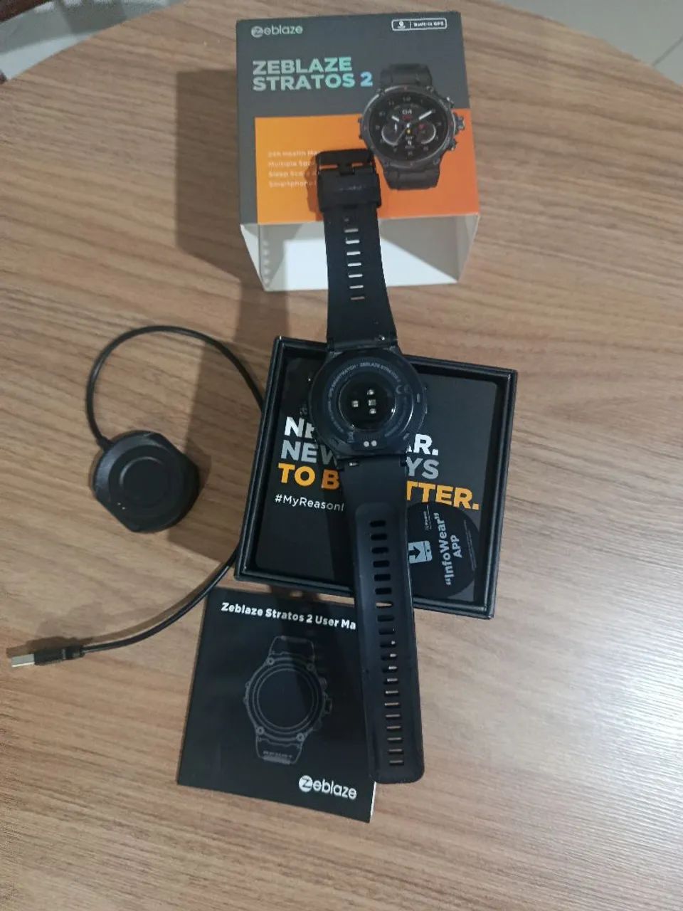 Smartwatch Zeblaze Stratos 2 completo  - Foto 3