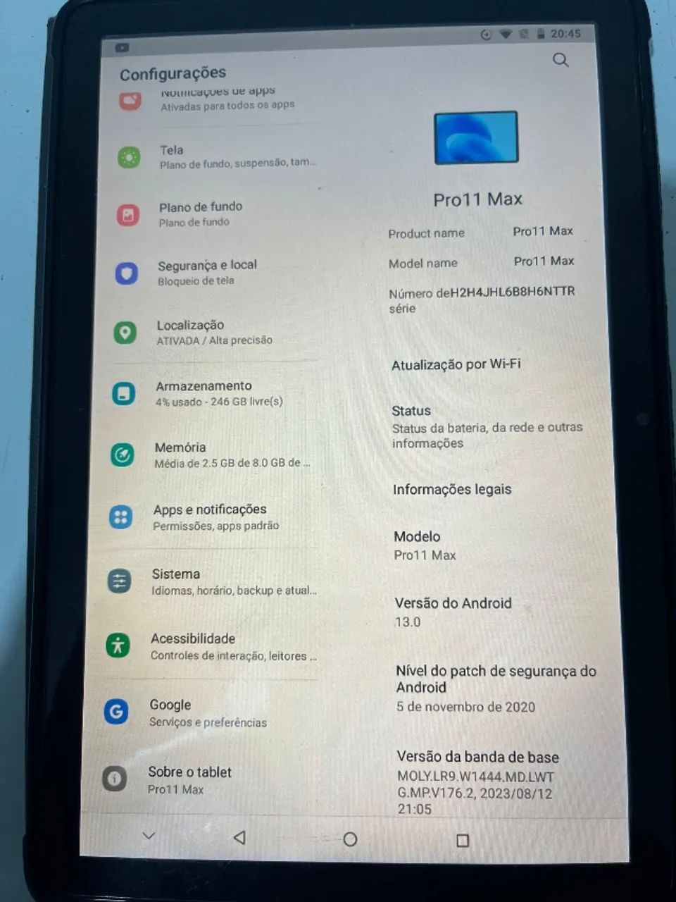 Tablete pro11 max 