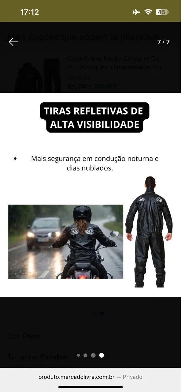 Conjunto de Chuva  - Foto 5