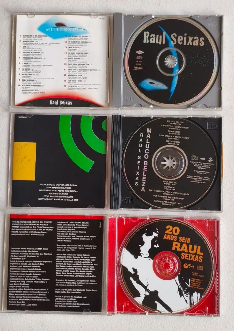 Lote 3 CDs Raul Seixas - Originais - Foto 3