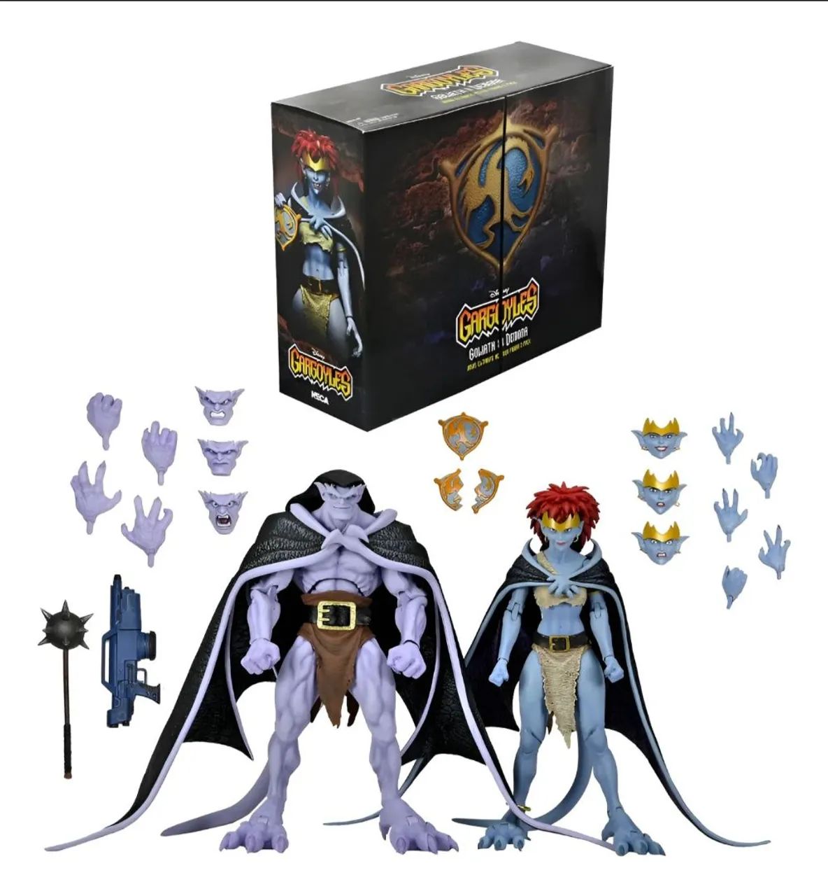 Neca Gargoyles Ultimate Gargulas Goliath & Demona 2 Pack