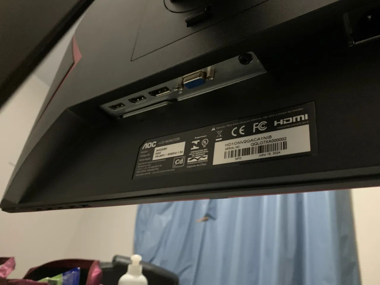 Monitor aoc 165 hz 23,8 polegadas - Foto 2