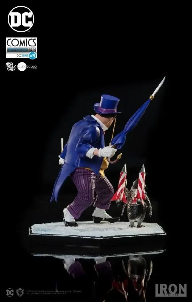 Iron Studios Dc Comics The Penguin Art Scale 1/10 Regular - Pinguim - Foto 4