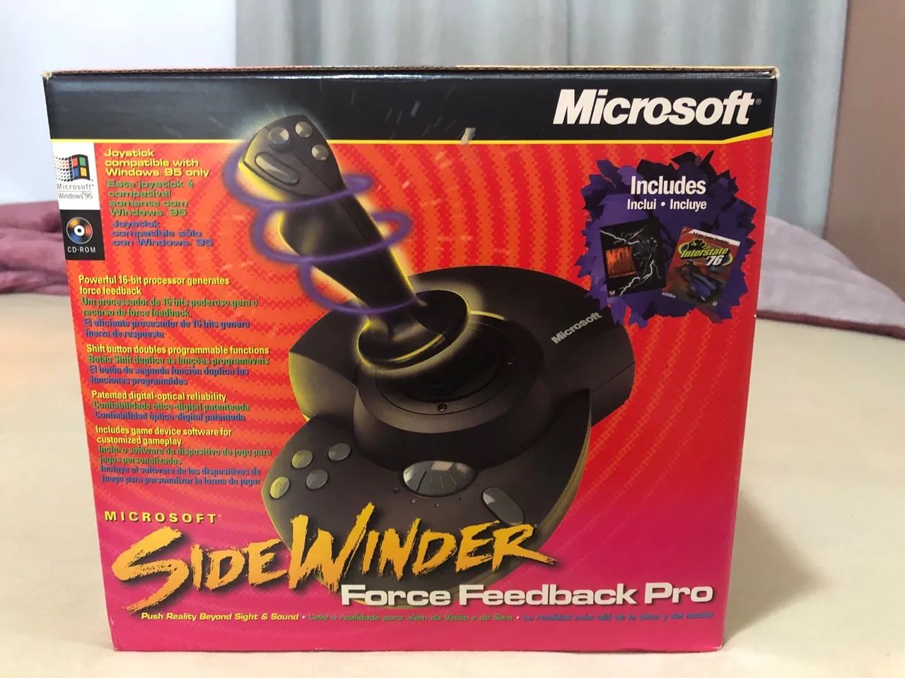 Joystick Microsoft SideWinder Force Feedback - Foto 2
