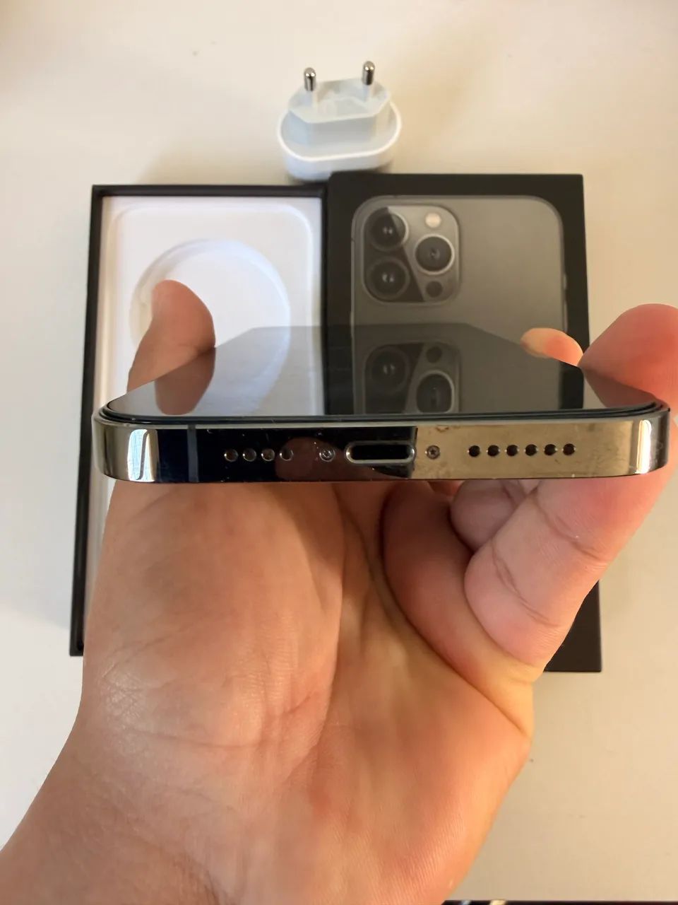 IPHONE 13 PRO MAX 128GB BLACK - Caixa e Nota - Celulares e
