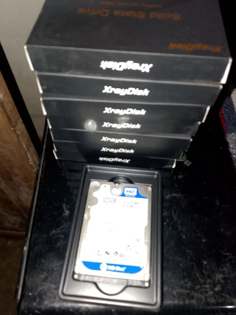 7 HDs 320 GB funcionando 