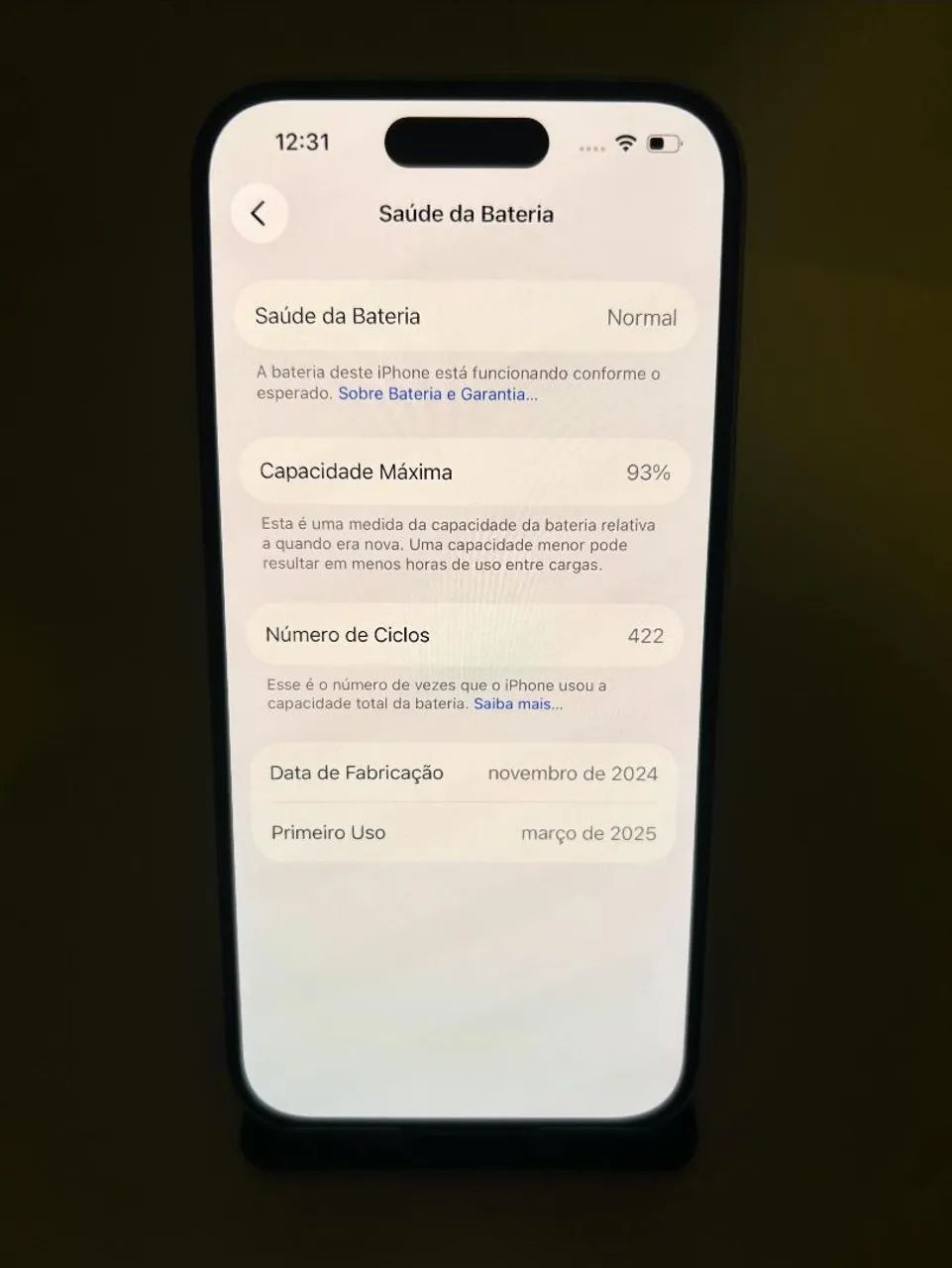iPhone 16 128GB Branco | Zero detalhes Estado de novo - Celulares