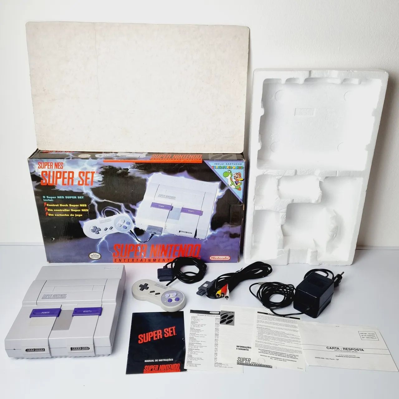 482- CONSOLE LIGHTNING BOX SUPER NINTENDO SUPERSET