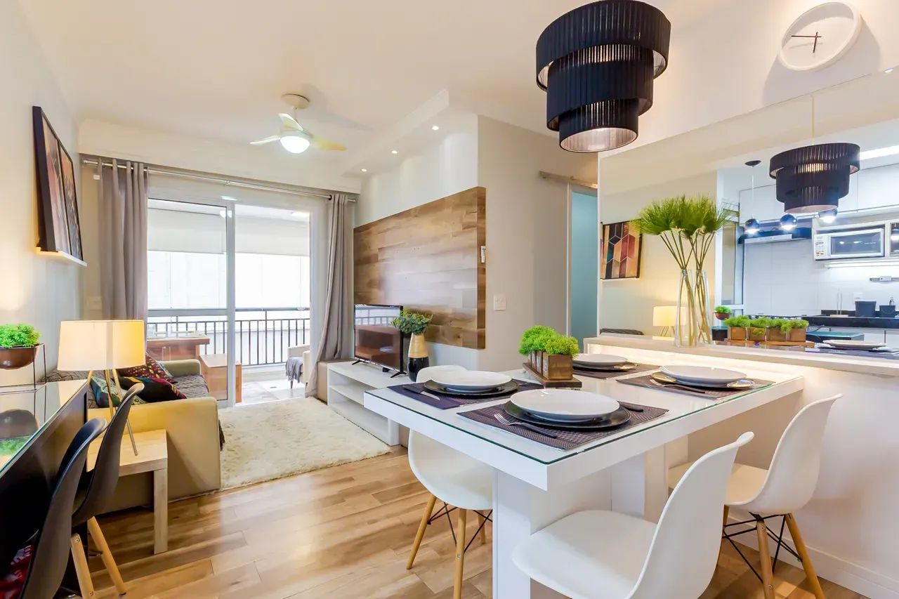 Apartamento para aluguel possui 64 metros quadrados com 2 quartos