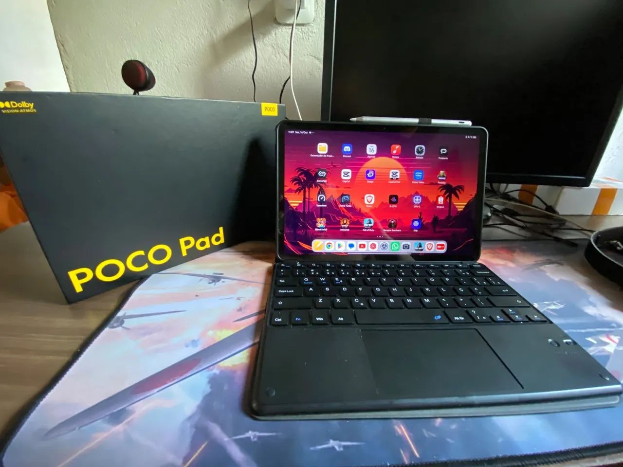 Tablet poco pad gamer  troco  256gb ram 8+8 tela 120hz tela 12.1 polegadas  - Foto 3