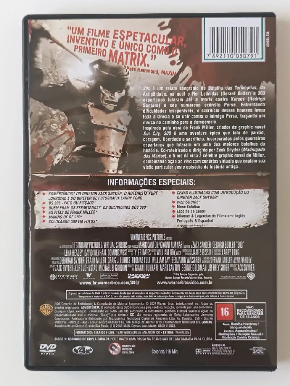 DVD 300 Edição Especial Duplo - Foto 3