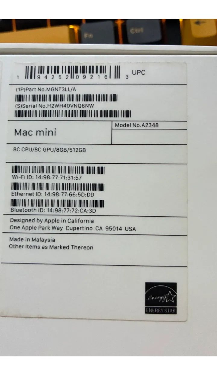 Mac Mini M1- 8GB RAM - Foto 2