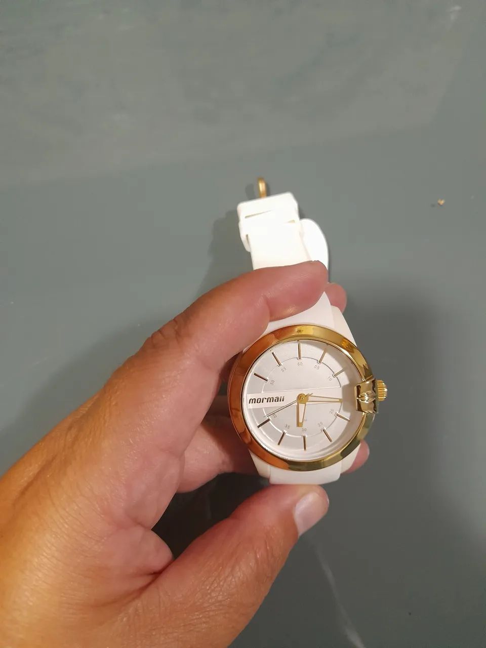 Relogio mormaii branco
