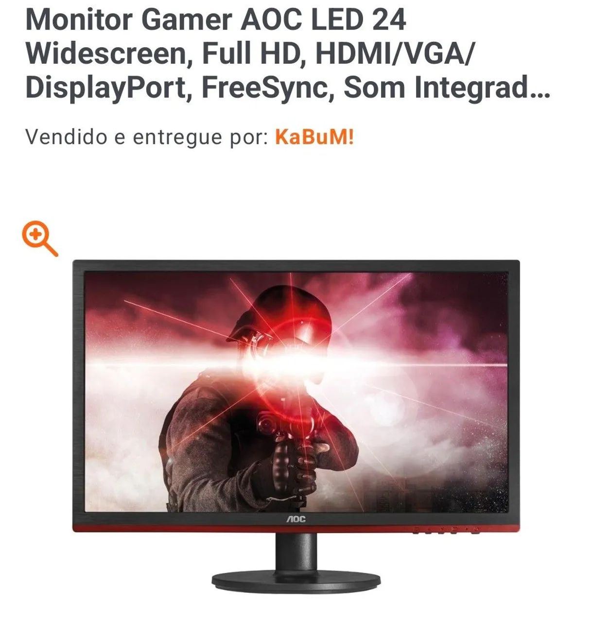 Monitor 24 polegadas AOC - Foto 4