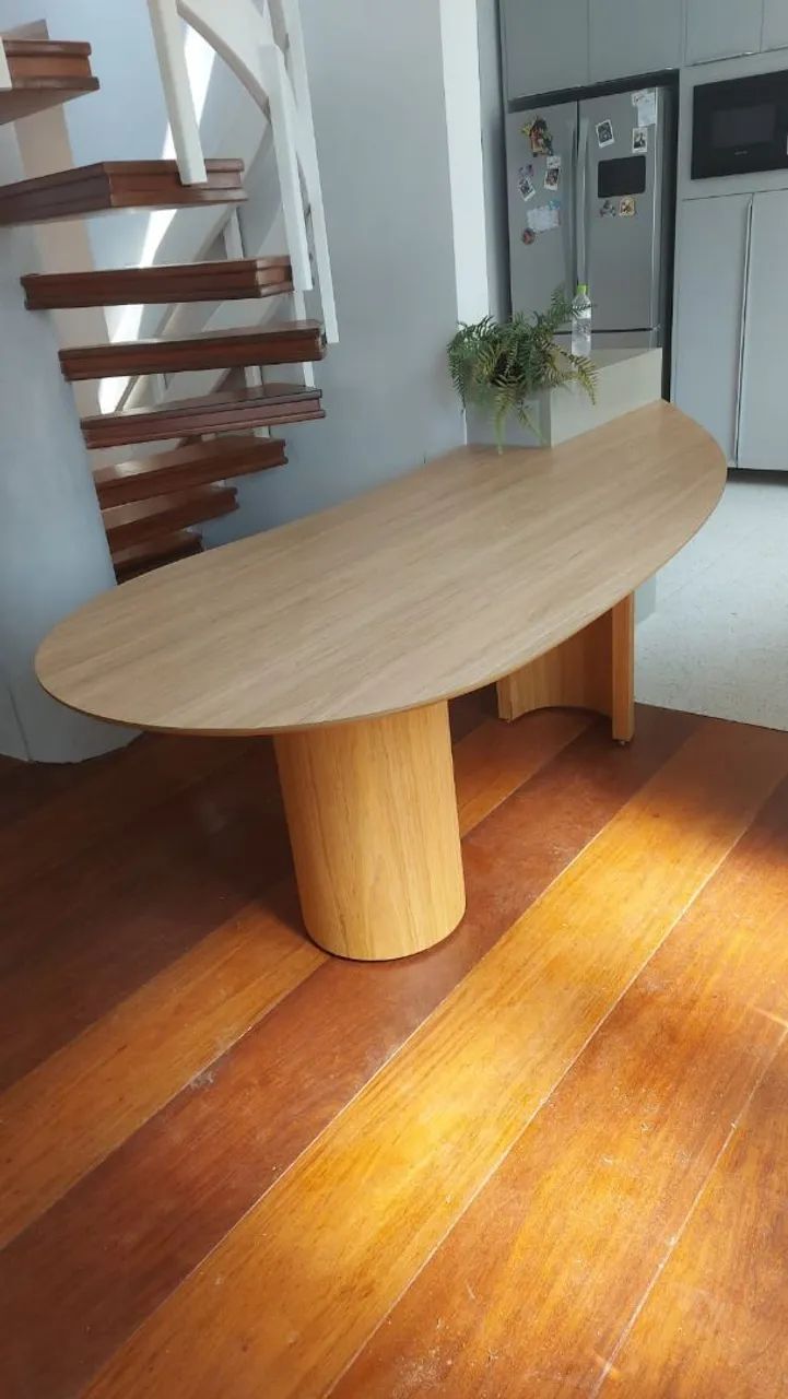Mesa orgânica personalizada MDF 